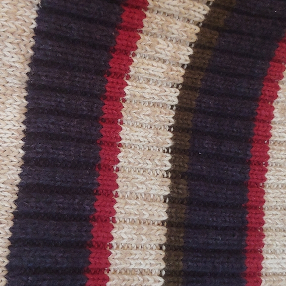 Vintage Casual Corner  Quarter Zip Snowflake Sweater. Size L - Picture 8 of 10